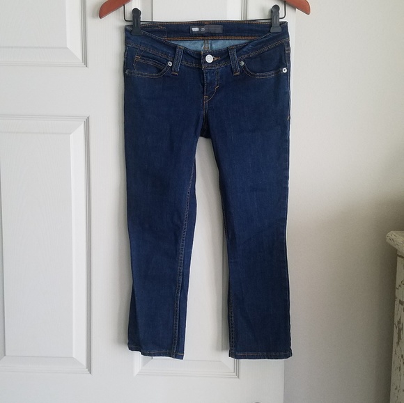 Levi's 25 Actual 26.5-27" Waist Cropped Jeans - Picture 3 of 4